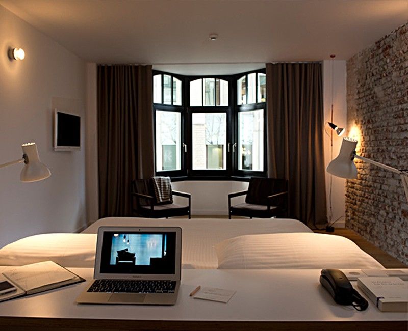 9Hotel Central Brussel Rom bilde